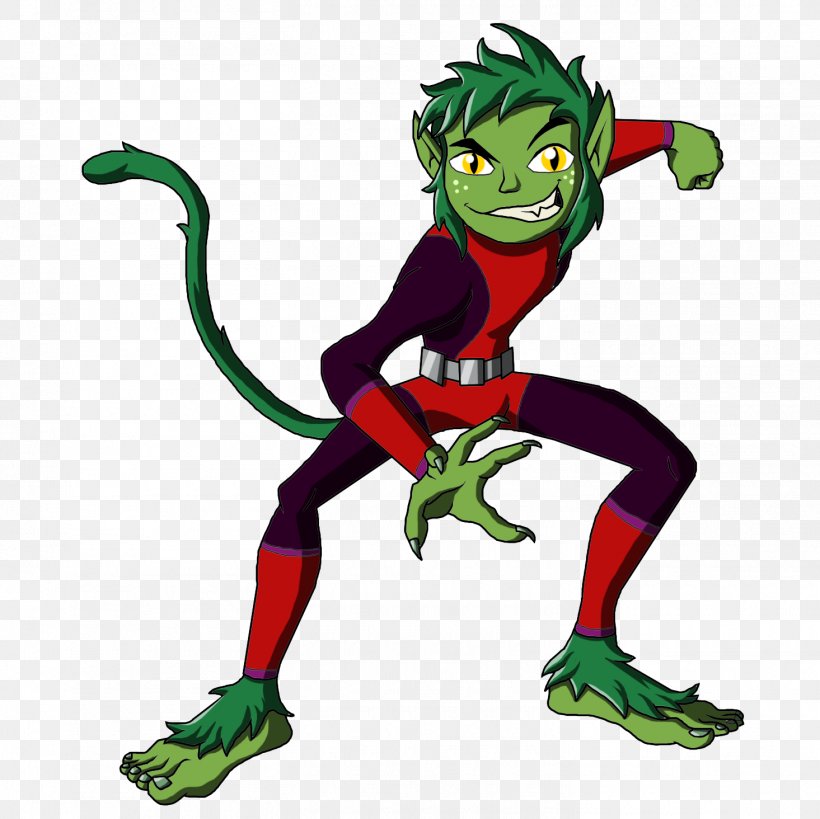 Beast Boy Teen Titans Young Justice Superhero DC Universe Animated Original Movies, PNG, 1465x1464px, Beast Boy, Amphibian, Animal Figure, Art, Cartoon Download Free