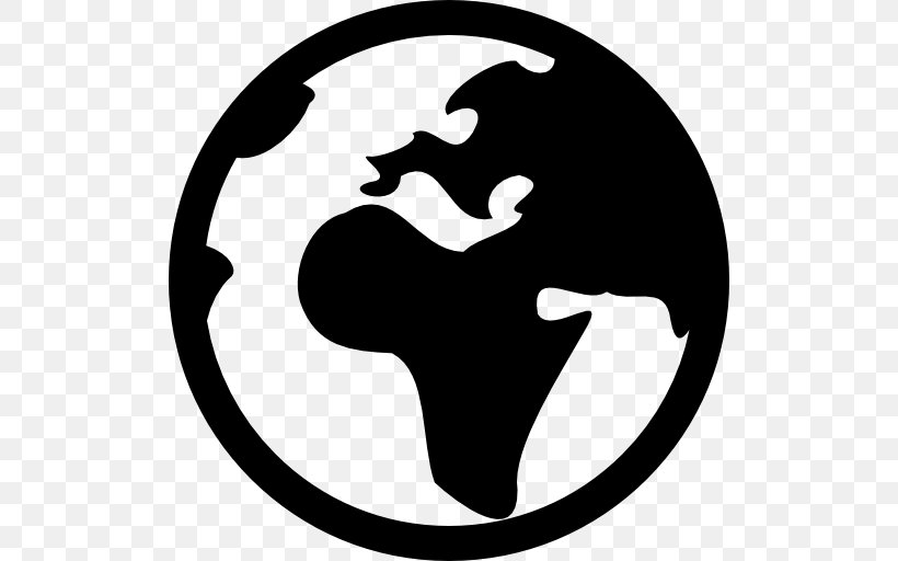 Earth World Globe, PNG, 512x512px, Earth, Artwork, Black, Black And White, Earth Symbol Download Free