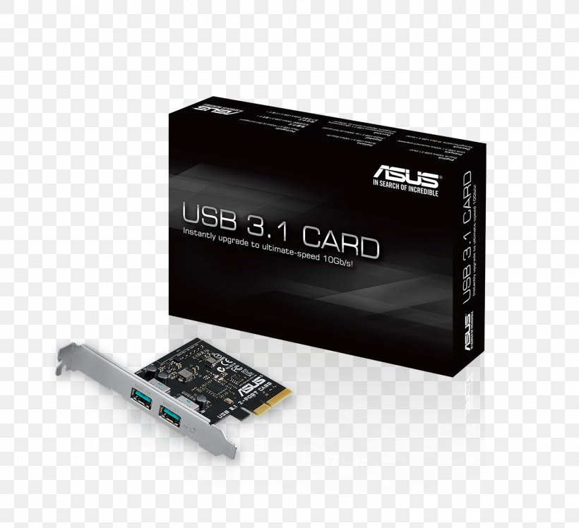 PCI Express USB 3.1 USB-C Conventional PCI, PNG, 1473x1344px, Pci Express, Adapter, Asus, Cable, Computer Component Download Free