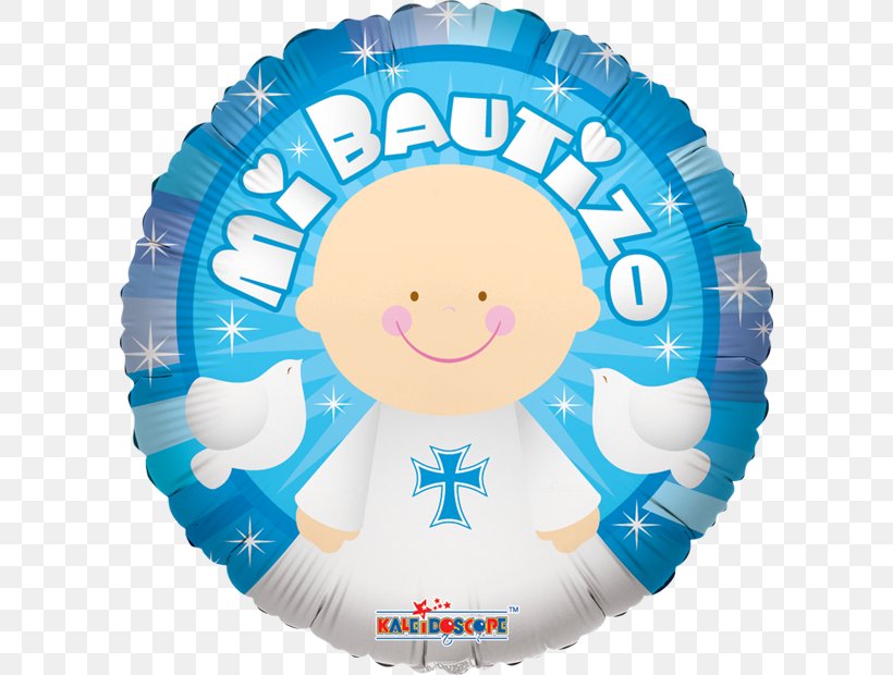 Baptism Child Toy Balloon First Communion Party, PNG, 600x620px, Baptism, Baby Shower, Balloon, Birthday, Blue Download Free