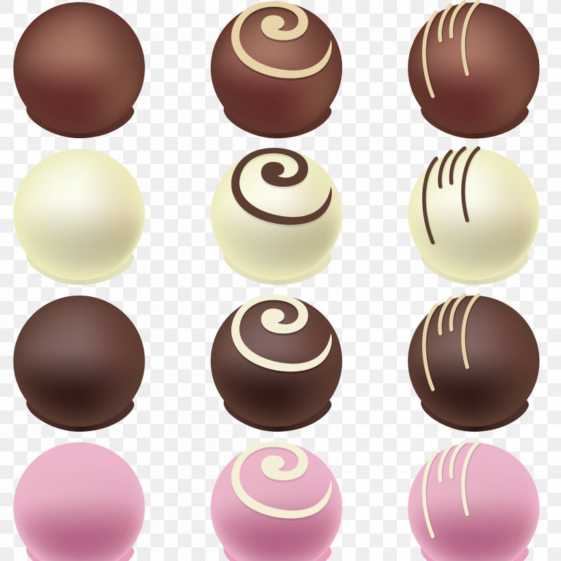 Chocolate Truffle Chocolate Balls Chocolate Bar Lollipop Candy Cane, PNG, 4200x4200px, Chocolate Truffle, Bonbon, Candy, Candy Cane, Caramel Download Free