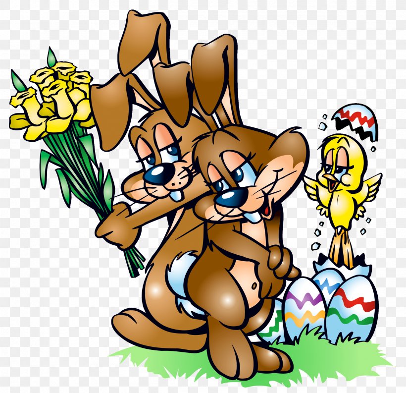 Easter Bunny Easter Egg, PNG, 2375x2297px, Easter Bunny, Ansichtkaart, Artwork, Birthday, Cartoon Download Free