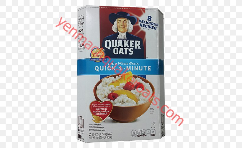 Quaker Instant Oatmeal Breakfast Cereal Quaker Oats Company, PNG, 500x500px, Quaker Instant Oatmeal, Breakfast, Breakfast Cereal, Cereal, Commodity Download Free