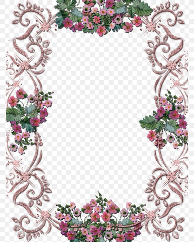 Borders And Frames Picture Frames Clip Art Image, PNG, 768x1024px, Borders And Frames, Floral Design, Flower, Flower Photo Frame, Interior Design Download Free