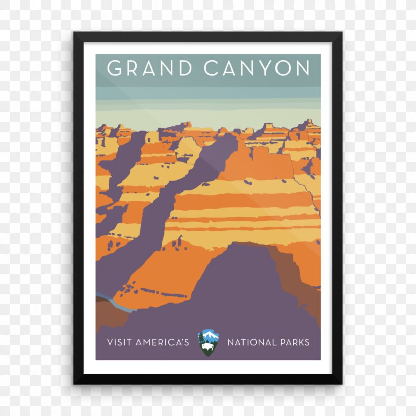 Grand Canyon Village Yellowstone National Park Redwood National And State Parks, PNG, 1000x1000px, Grand Canyon Village, Advertising, Canvas, Canvas Print, Grand Canyon National Park Download Free
