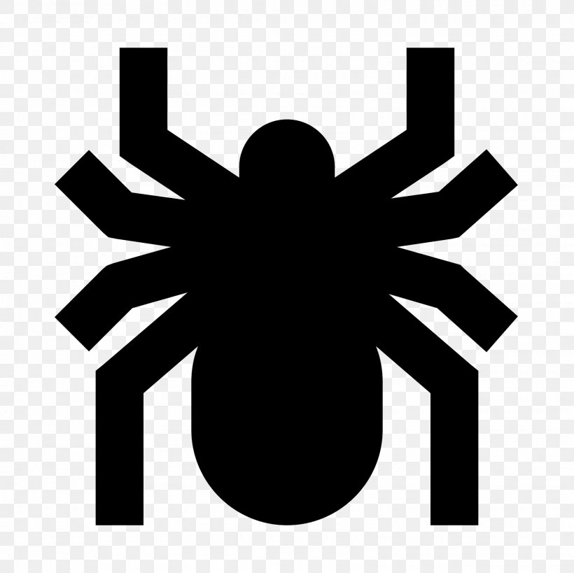 Spider Download Symbol Clip Art, PNG, 1600x1600px, Spider, Artwork, Black, Black And White, Cascading Style Sheets Download Free