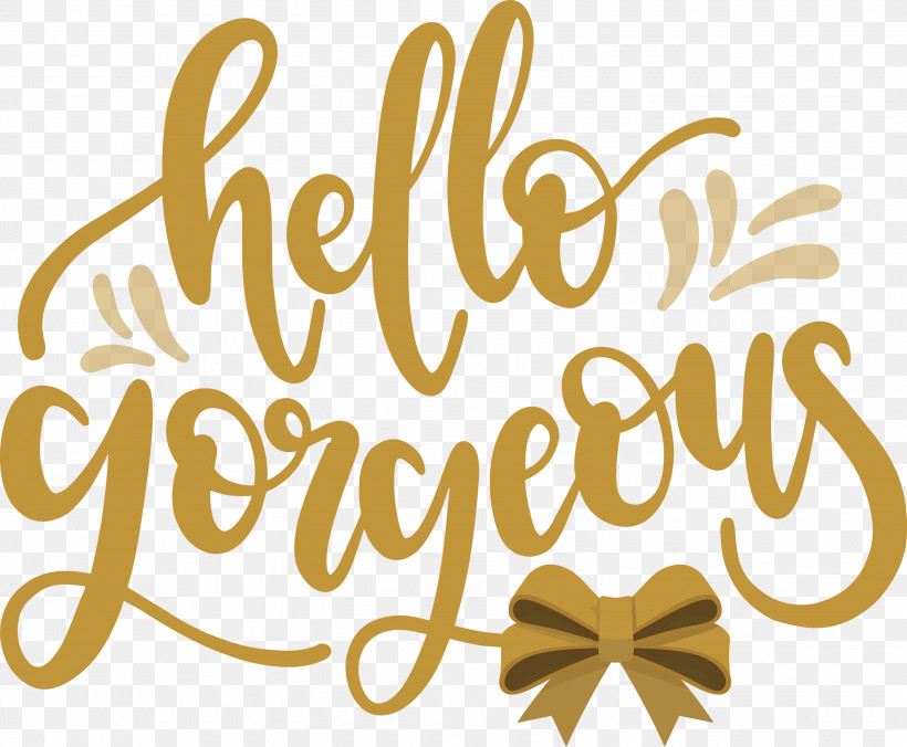 Fashion Hello Gorgeous, PNG, 3000x2474px, Fashion, Calligraphy, Commodity, Flower, Geometry Download Free