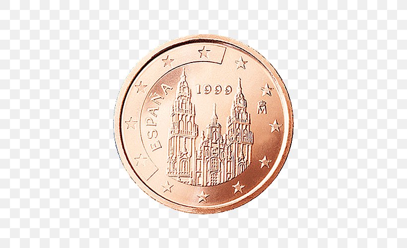 Spanish Euro Coins 2 Cent Euro Coin 2 Euro Coin, PNG, 500x500px, 1 Cent Euro Coin, 1 Euro Coin, 2 Euro Coin, 5 Cent Euro Coin, 20 Cent Euro Coin Download Free