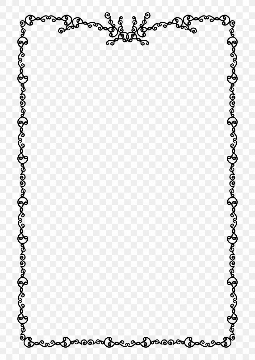 Picture Frames Clip Art, PNG, 1697x2400px, Picture Frames, Area, Black And White, Body Jewellery, Body Jewelry Download Free