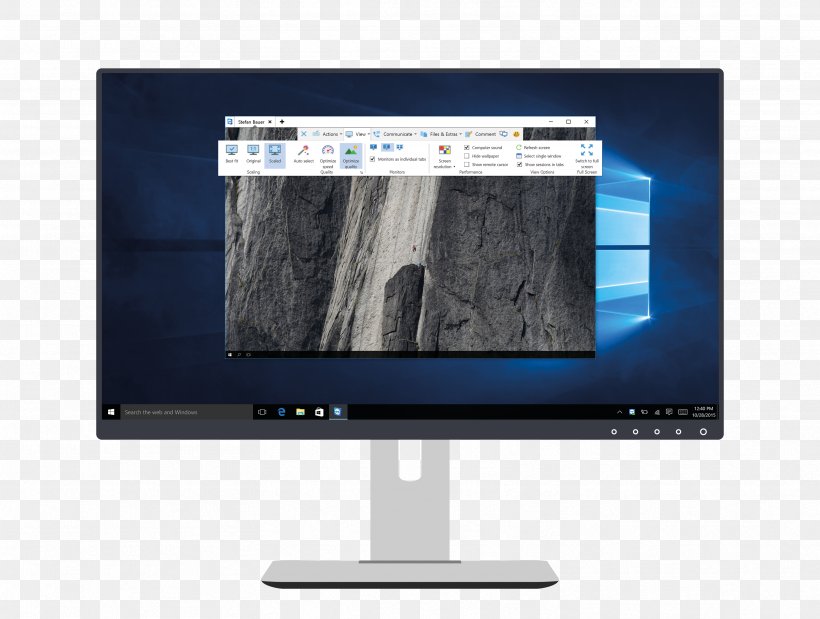 TeamViewer Remote Desktop Software Desktop Sharing Remote Support, PNG, 3332x2518px, Teamviewer, Android, Computer, Computer Monitor, Computer Monitor Accessory Download Free