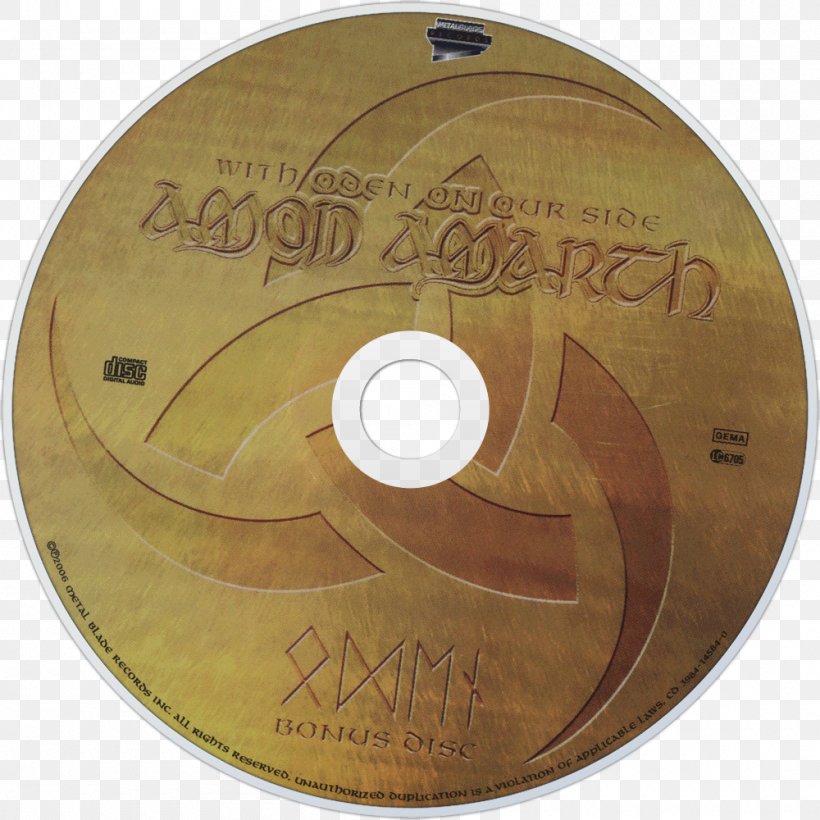 With Oden On Our Side Amon Amarth Compact Disc Metal Blade Records, PNG, 1000x1000px, Amon Amarth, Album, Compact Disc, Dvd, Label Download Free
