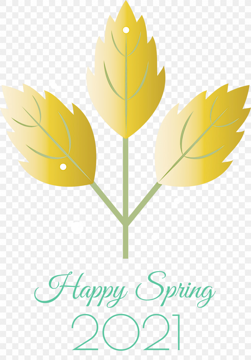 2021 Happy Spring, PNG, 2092x3000px, 2021 Happy Spring, Drawing, Flower, Leaf, Leaf Painting Download Free