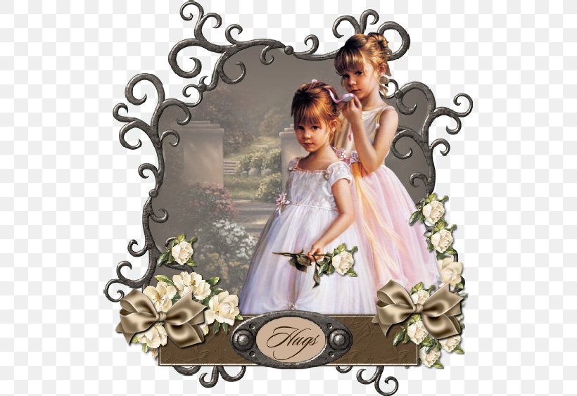Floral Design Picture Frames Gown Character, PNG, 525x563px, Floral Design, Character, Fiction, Fictional Character, Flower Download Free