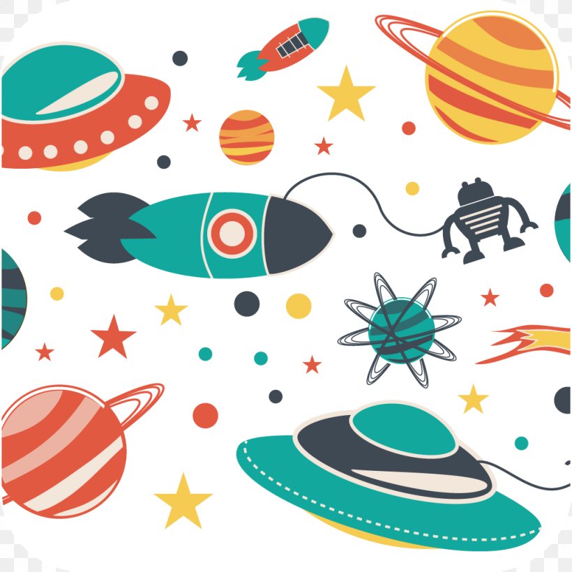 Outer Space, PNG, 1024x1024px, Outer Space, Area, Art, Artwork, Cartoon Download Free