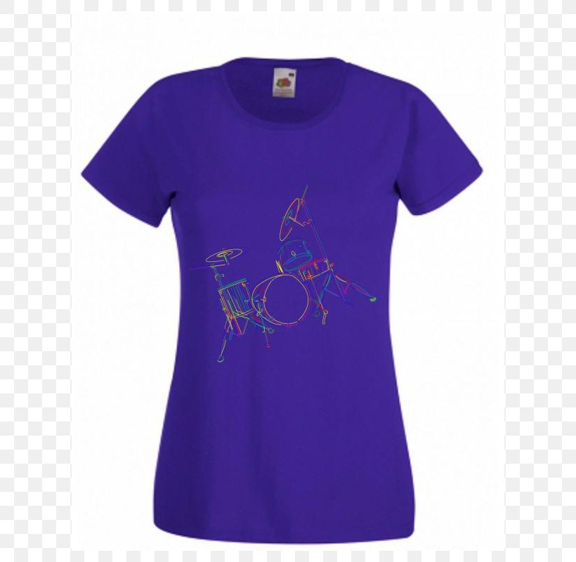 Printed T-shirt Fruit Of The Loom Hoodie Clothing, PNG, 800x800px, Tshirt, Active Shirt, Clothing, Clothing Sizes, Cobalt Blue Download Free