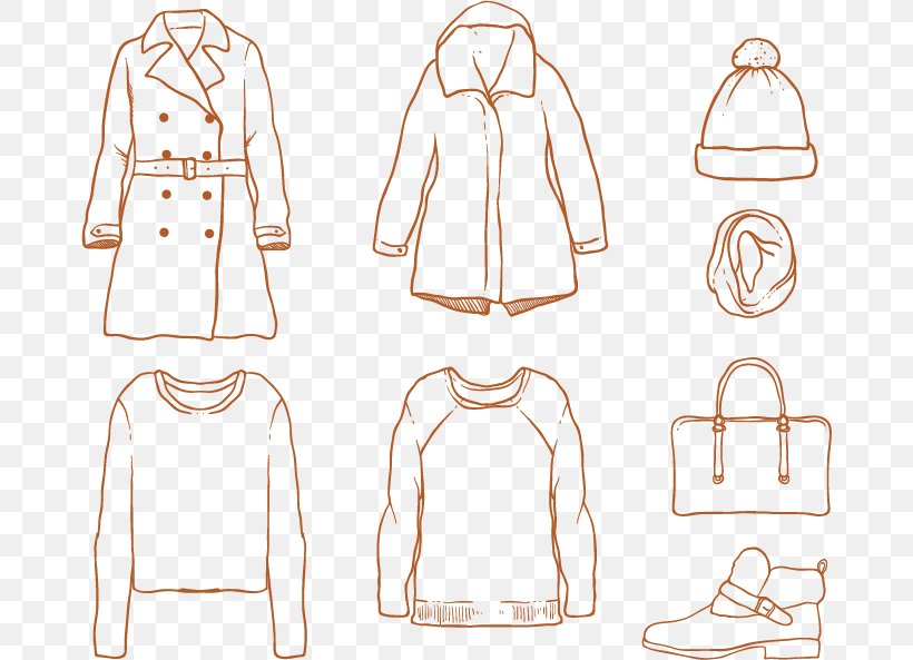 Sleeve Winter Clothing Fashion Accessory, PNG, 674x593px, Sleeve, Assortment Strategies, Clothes Hanger, Clothing, Drawing Download Free