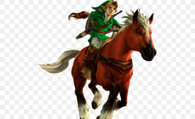 The Legend Of Zelda: Ocarina Of Time 3D The Legend Of Zelda: Skyward Sword Link The Legend Of Zelda: Majora's Mask, PNG, 500x500px, 3d Computer Graphics, Legend Of Zelda Ocarina Of Time, Eiji Aonuma, Epona, Horse Download Free