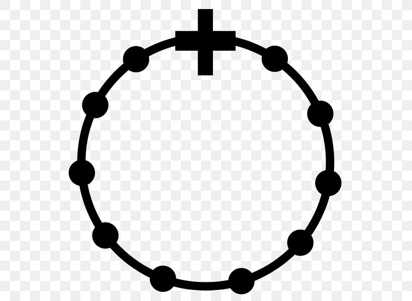 The Power Of The Rosary Prayer Tasbih Clip Art, PNG, 563x600px, Rosary, Basque Ring Rosary, Black And White, Body Jewelry, Eternal Life Download Free