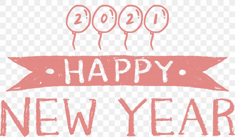 Happy New Year 2021 2021 New Year, PNG, 3000x1752px, 2021 New Year, Happy New Year 2021, Geometry, Line, Logo Download Free
