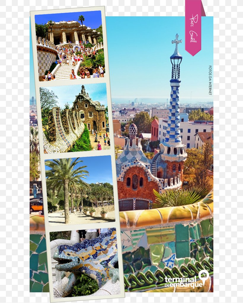 Park Güell Amusement Park Tourism Retail Travel, PNG, 620x1021px, Amusement Park, Barcelona, Collage, Landmark, Leisure Download Free