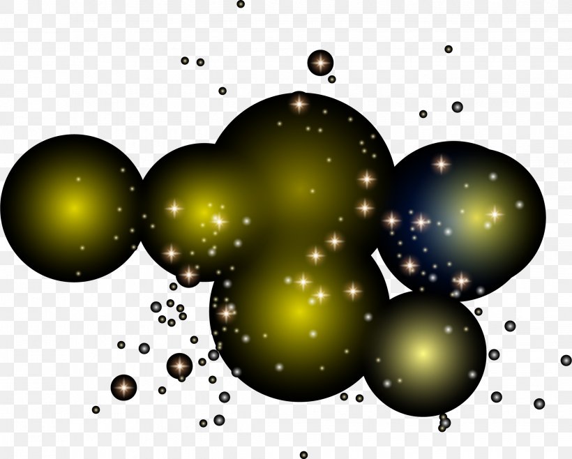 Dreamy Yellow Polka Dots, PNG, 2243x1802px, Light, Color, Glare, Point, Space Download Free