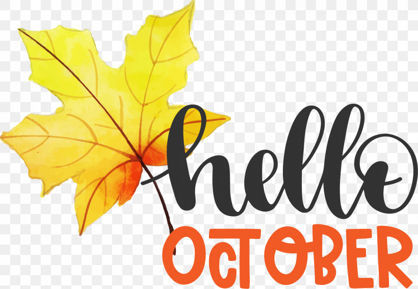 Hello October Autumn, PNG, 1730x1197px, Hello October, Autumn, Flower, Geometry, Leaf Download Free