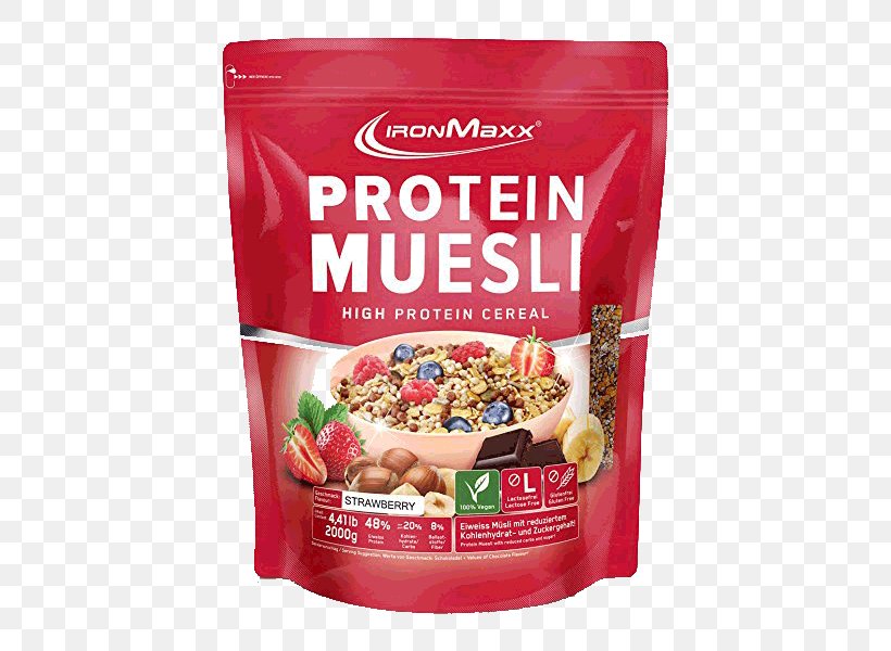 Muesli Breakfast Protein IronMaxx® Food, PNG, 600x600px, Muesli, Breakfast, Breakfast Cereal, Carbohydrate, Cereal Download Free