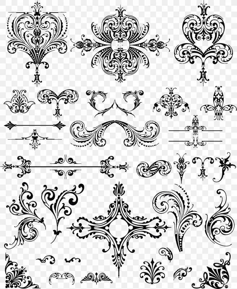 Ornament Floral Design, PNG, 1081x1321px, Ornament, Area, Art, Art Nouveau, Black Download Free