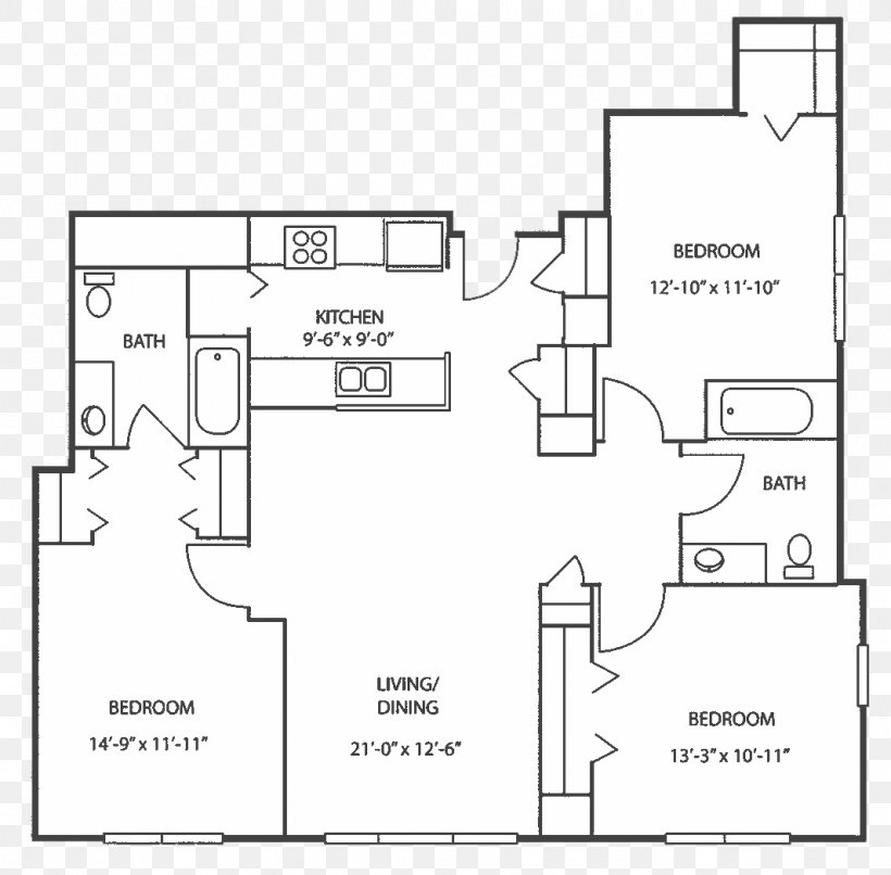 Park Square West Floor Plan Stamford Transportation Center, PNG, 1065x1048px, Floor Plan, Apartment Ratings, Area, Black And White, Diagram Download Free