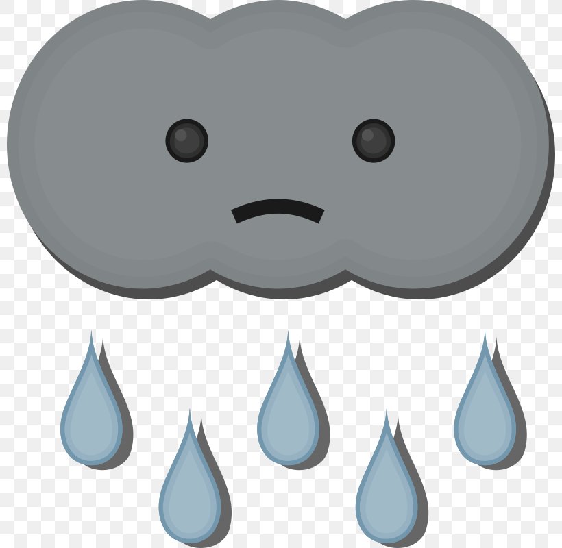 Rain Cloud Sadness Clip Art, PNG, 800x800px, Rain, Cloud, Cloud Top, Free Content, Lightning Download Free