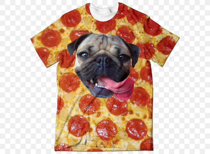Doug The Pug Puppy T-shirt Dog Breed, PNG, 600x600px, Pug, Breed, Carnivoran, Clothing, Dish Download Free