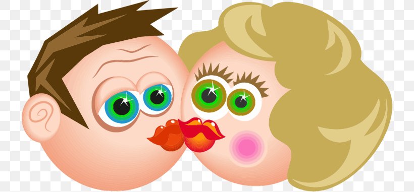 Cartoon Kiss Clip Art, PNG, 736x381px, Watercolor, Cartoon, Flower, Frame, Heart Download Free