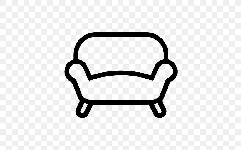 Couch Divan Furniture, PNG, 512x512px, Couch, Area, Black And White, Chair, Cushion Download Free