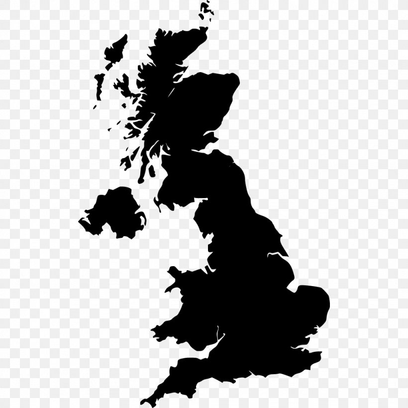 England Vector Map Blank Map, PNG, 1024x1024px, England, Art, Black, Black And White, Blank Map Download Free