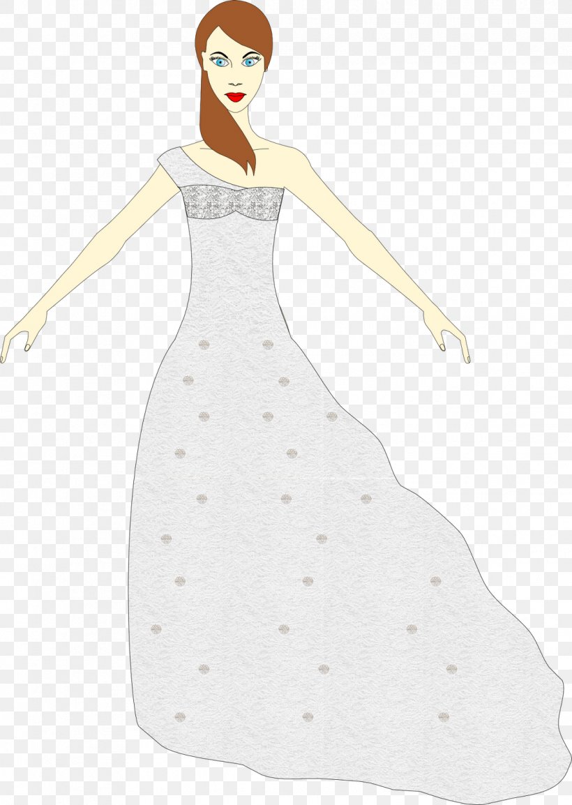 Gown, PNG, 1136x1600px, Watercolor, Cartoon, Flower, Frame, Heart Download Free