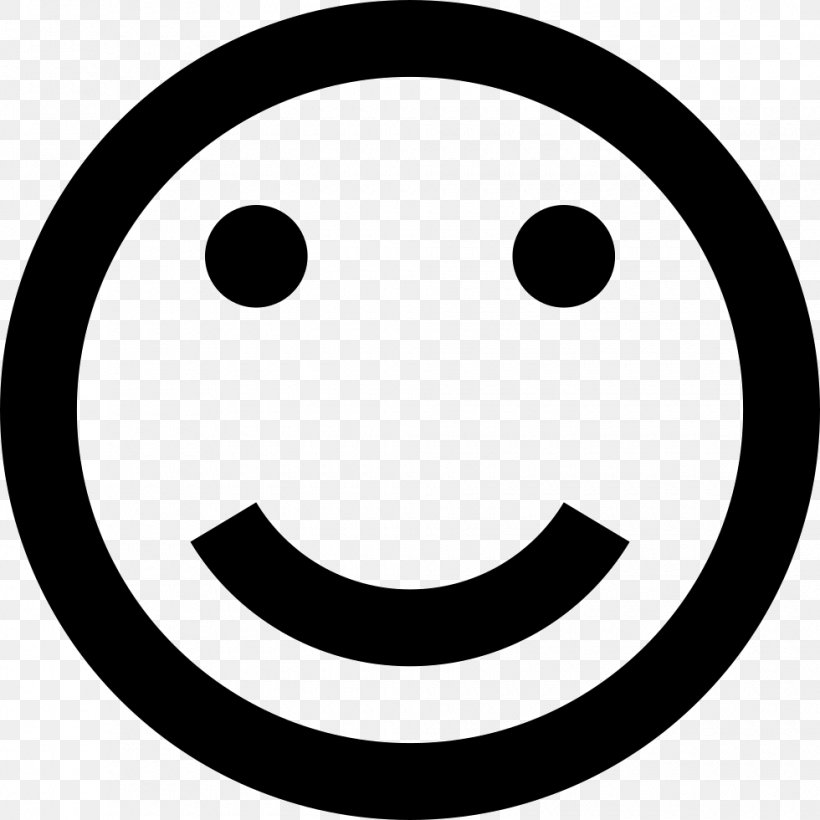 Emoticon Smiley Clip Art, PNG, 980x980px, Emoticon, Area, Black And White, Emotion, Face Download Free