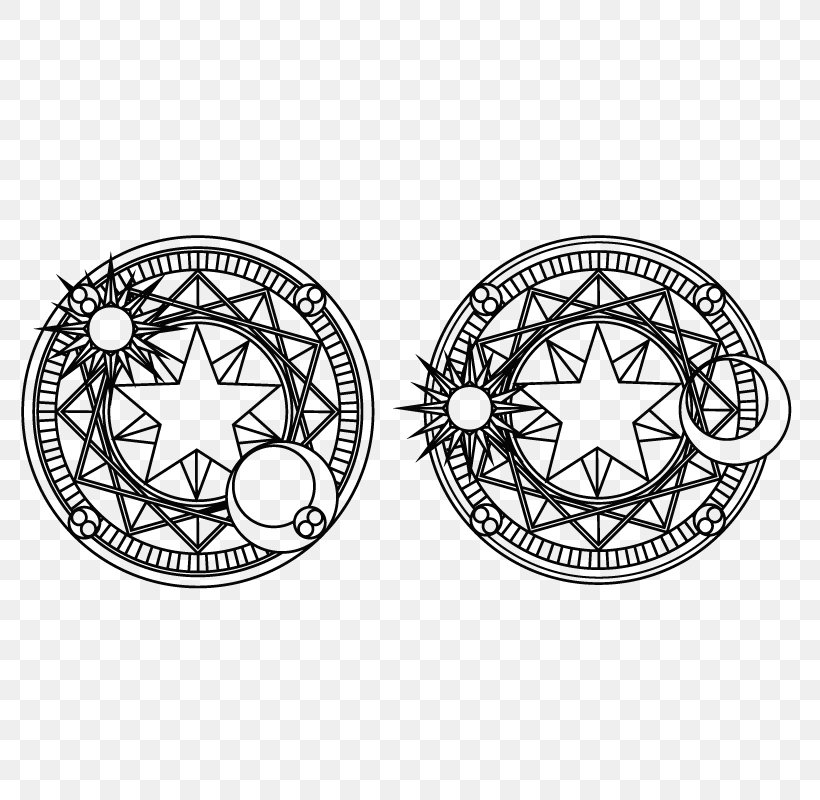 Euclidean Vector Element Divination, PNG, 800x800px, Divination, Black And White, Body Jewelry, Mandala, Monochrome Download Free