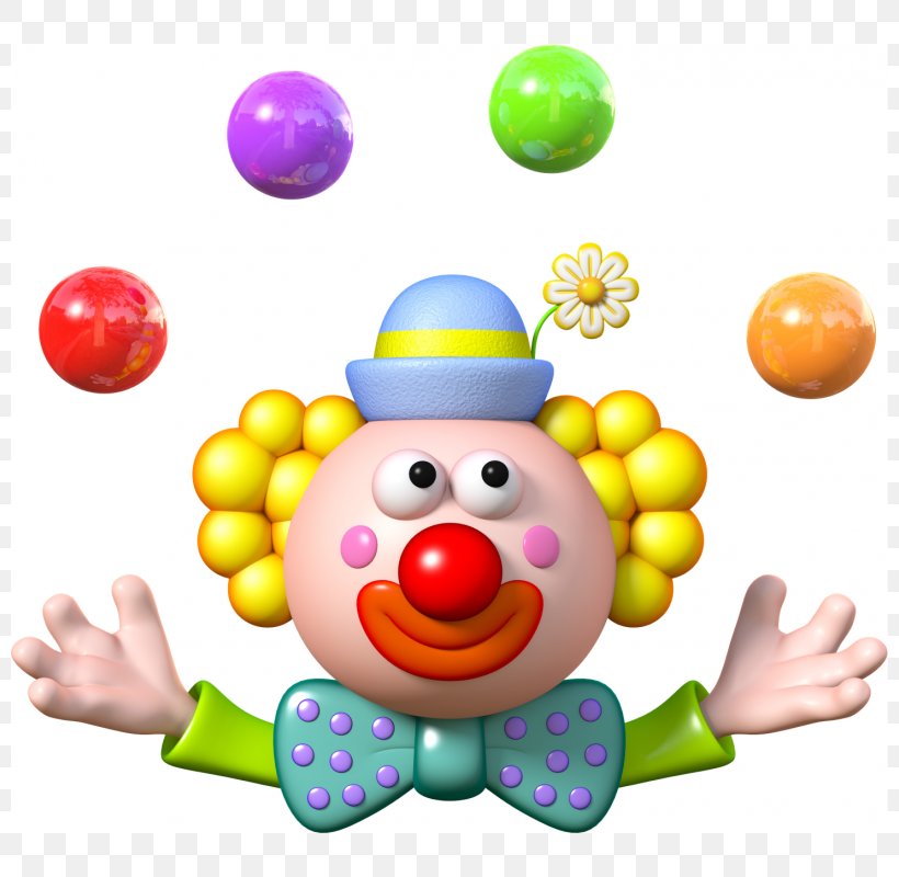 Clown Juggling Circus Sticker Image, PNG, 800x800px, Clown, Baby Toys, Birthday, Child, Circus Download Free