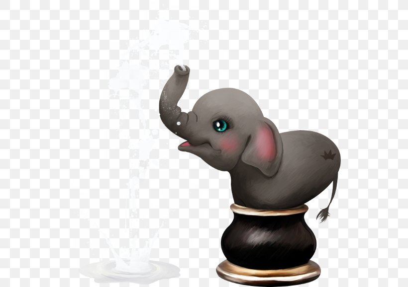 Elephant, PNG, 550x578px, Elephant, Color, Cuteness, Designer, Drawing Download Free