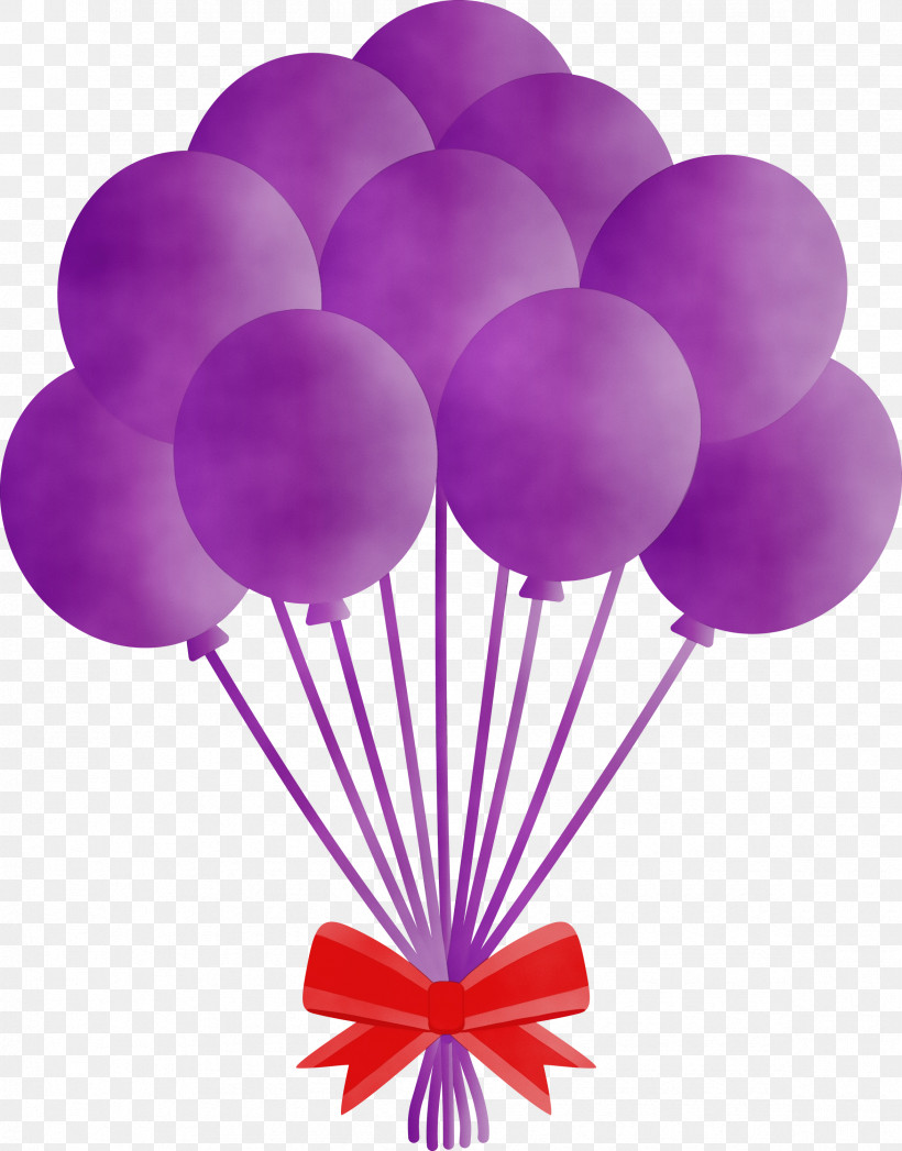 Balloon Purple Violet Pink Magenta, PNG, 2349x3000px, Balloon, Magenta, Paint, Party Supply, Pink Download Free