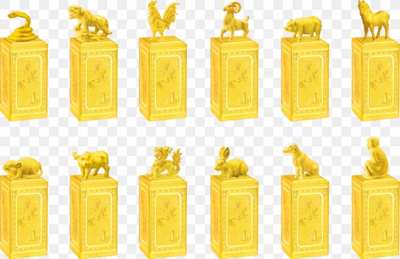 Chinese Zodiac Monkey Gold, PNG, 1024x664px, Chinese Zodiac, Glass Bottle, Gold, Monkey, Yellow Download Free