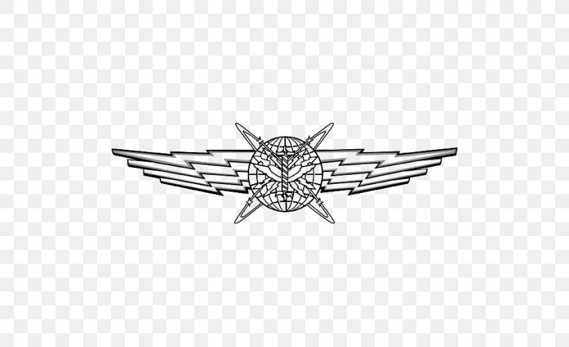 Cyberspace Badges Of The United States Air Force, PNG, 500x500px, Cyberspace, Air Force, Air Force Cyber Command Provisional, Badge, Black And White Download Free