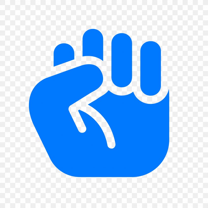 Raised Fist Symbol, PNG, 1600x1600px, Fist, Area, Brand, Computer Software, Electric Blue Download Free