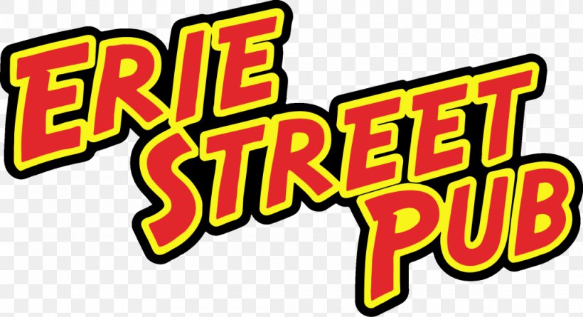 Erie Street Pub Logo Erie Street South Brand Pizza, PNG, 1024x557px, Logo, Area, Bar, Brand, Massillon Download Free