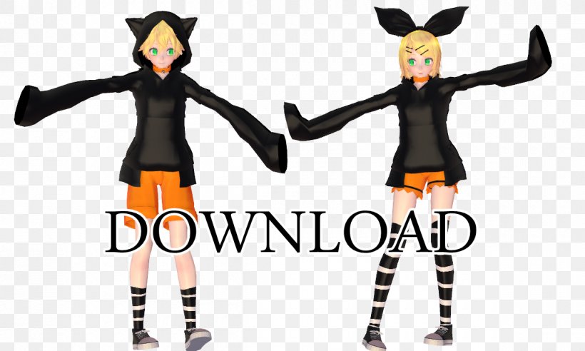 Kagamine Rin/Len Hatsune Miku Cat MikuMikuDance Vocaloid, PNG, 1200x720px, Kagamine Rinlen, Art, Cat, Character, Clothing Download Free