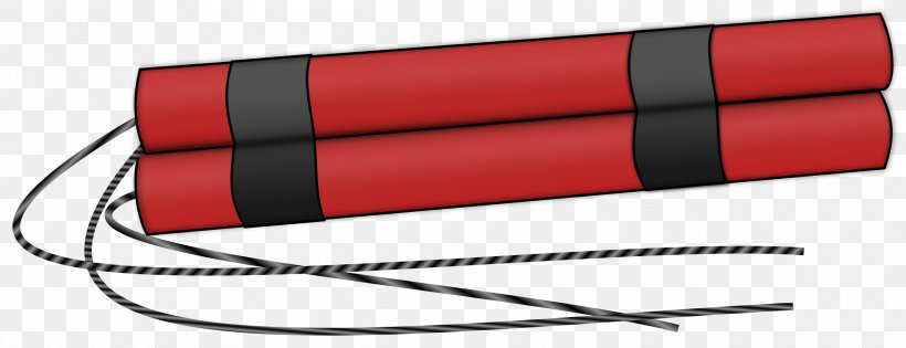 Dynamite TNT Clip Art, PNG, 2400x922px, Dynamite, Bomb, Explosion, Fuse, Product Design Download Free