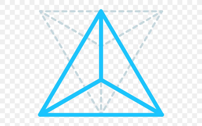 Tetrahedron Geometry Shape Triangle, PNG, 512x512px, Tetrahedron, Area, Blue, Geometry, Mathematics Download Free