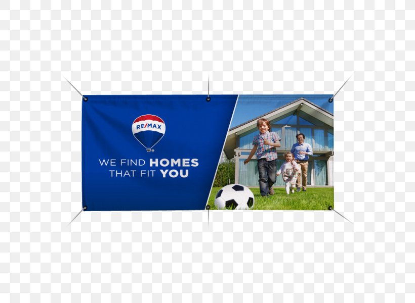 Vinyl Banners Printing RE/MAX, LLC Advertising, PNG, 600x600px, Banner, Advertising, Brand, Business, Display Advertising Download Free