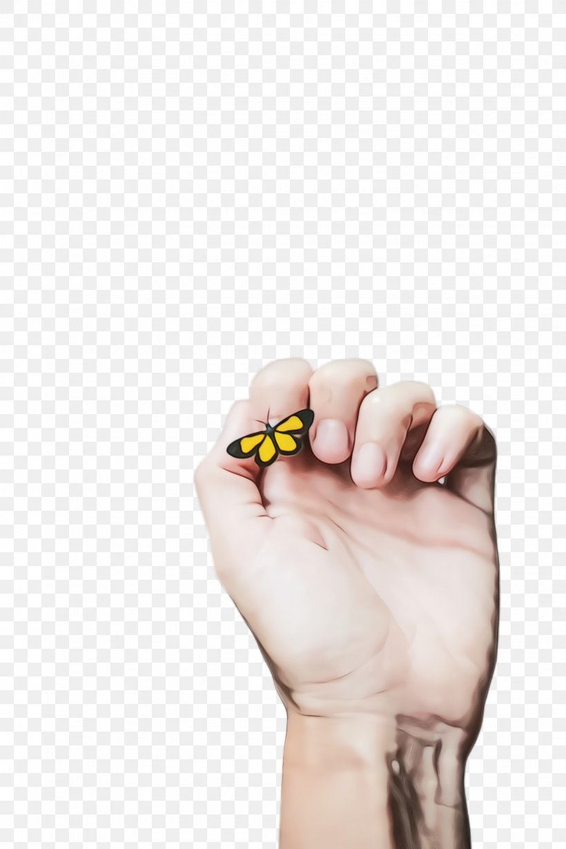 Finger Hand Yellow Skin Nail, PNG, 1632x2448px, Watercolor, Arm, Finger, Gesture, Hand Download Free