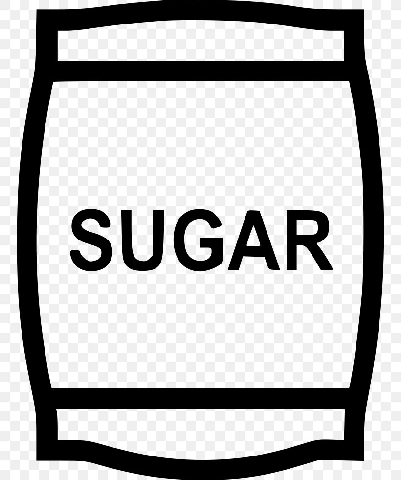 Sugar Bag Clip Art, PNG, 752x980px, Sugar, Area, Bag, Black, Black And White Download Free